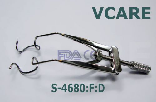 Lieberman Eye Speculum Adjustable Fenestrated Blade (D) FDA &amp; CE