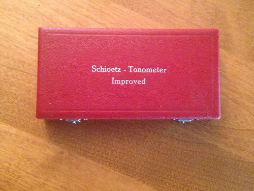 Schioetz -Tonometer Improved