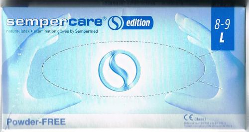 SemperCare   LATEX   10 x 100 St. Einmalhandschuhe Latex Handschuhe  Gr.  L ; XL