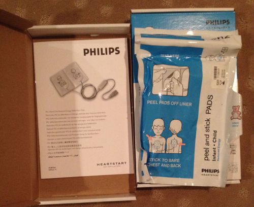 (3) Philips Heartstart FR2 Pads Infant Child REF: M3870A Exp. 09/2014