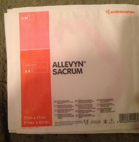 Smith &amp; Nephew - Allevyn Gentle Border Sacrum #6680098 5 Piece Lot