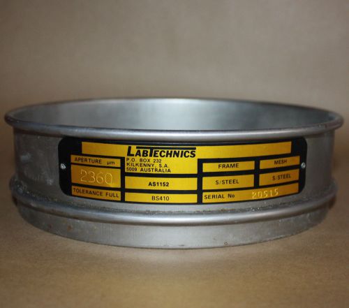 LabTechnics Stainless Steel Lab Test Sieve 2360