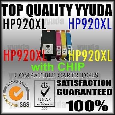 8 Ink Cartridge w CHIP 920 920XL for HP OfficeJet Printer 6000 6500 7000 PRINTER