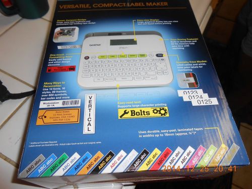 Brother PT-D400 Versatile Compact Label Maker  BRAND NEW