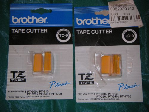 Brother p-touch tape cutter tc-9  1 new / 1 used for sale