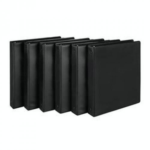 Value Binder 1.5&#034; Black 6 Pack Binders/Laminators I01500