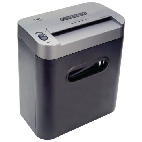 NEW Royal 100X 29171Y 10-Sheet Full-Size Cross-Cut Shredder with Console - Black