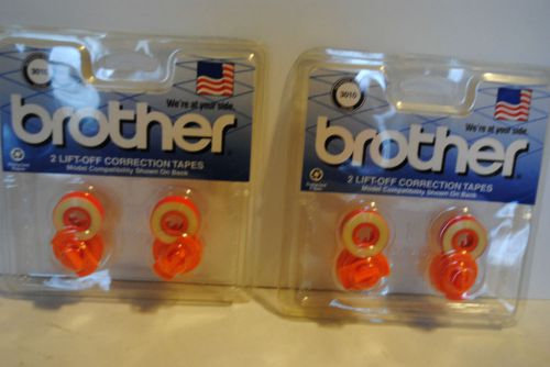 Two New Brother 3010 2 Pack Lift Off Correction Tape Daisywheel 2 Spools BRT3010