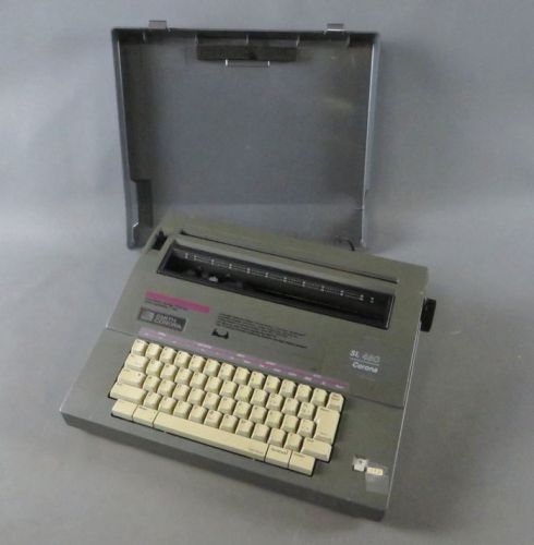 Smith corona electric typewriter model sl 480 w.case for sale