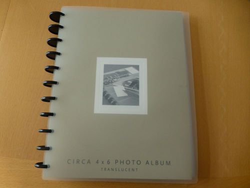 NEW $59 LEVENGER CIRCA LETTER SIZE PHOTO ALBUM NOTEBOOK 8.5X11 4X6