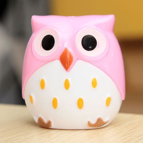 Funny Cute Owl Pattern Mini Pencil Sharpener School Kid&#039;s Favorite Animal Shape