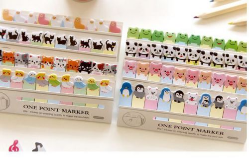 150pcs panda frog pig penguin sticker memo tape post it index bookmark marker