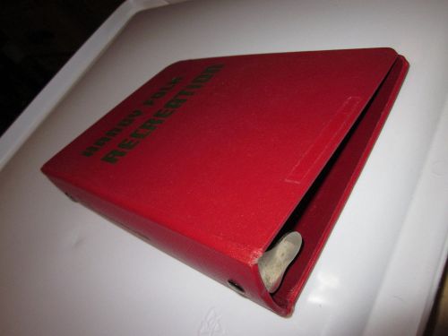 Red Handy Folk Recreation Vernon Royal Line 6-ring Binder No. 7-47605