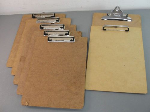 OFFICE CLIPBOARD LOT 7 RUBBERMAID HOME PRODUCT WOOD METAL FULL-SIZE MADE IN USA