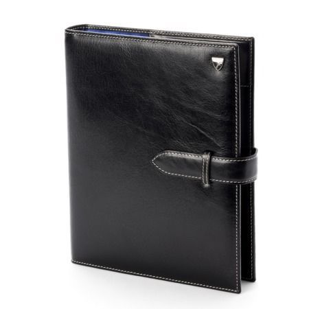 Aspinal of London Executive Personal Organiser Smooth Black