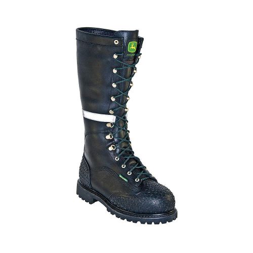 Miners Boot, Stl, Met Grd, Mn, 10.5M, Blk, 1PR JD9300 10.5M