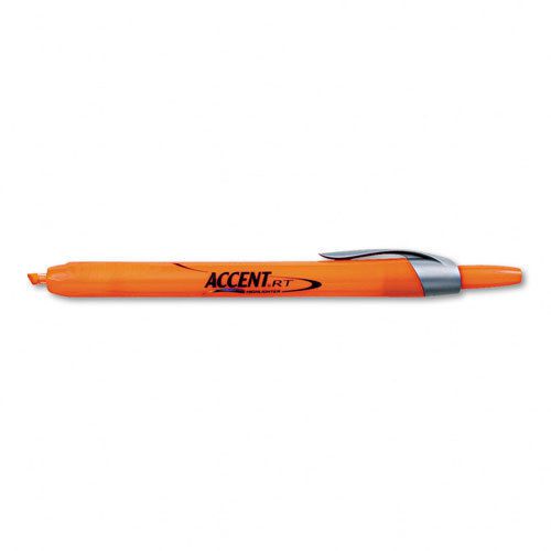 Sharpie accent retractable highlighters, chisel tip, orange, dozen - san28006 for sale