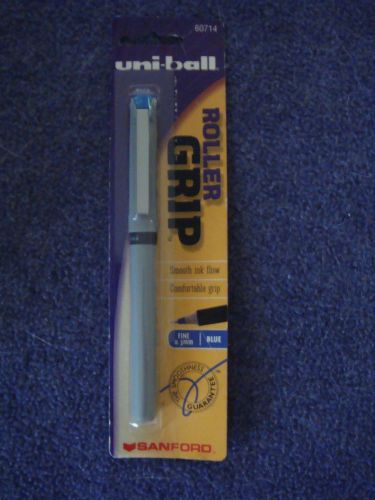 NIP Uni-Ball Roller Grip Blue Fine Point 0.3 mm Pen 60714  ~ FREE SHIPPING