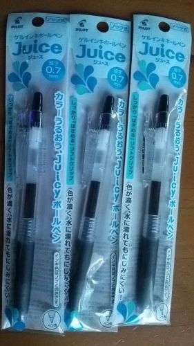 JAPANESE NEW Pilot Juice 0.7mm Expression kno gel inkball point pen 3sets  Black