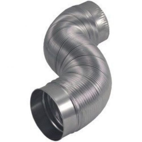 NEW Deflecto Am42 4-Inch Diameter by 2-Feet Semi-Rigid Flexible Aluminum Duct