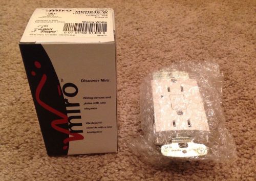 Miro GFCI Receptacle Warm White New!