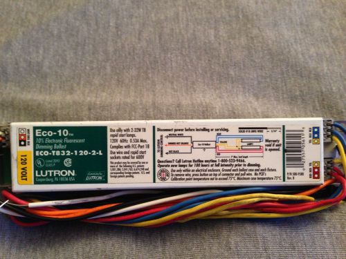 Lutron Eco-10 Dimming Ballast, ECO-T832-120-2-L