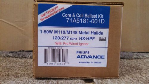 Philips advance 71a5181-001d  ballast kit,metal halide,50 w for sale