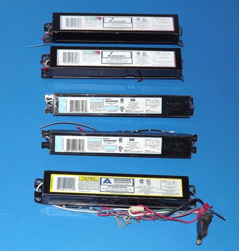 Lot 5 Philips Advance 1P32 Fluorescent Ballast 1-Lamp T8 120V / Warranty