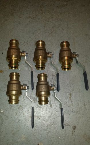 5= Brand New 1 1/4 in Viega Propress Shut-Off Valves