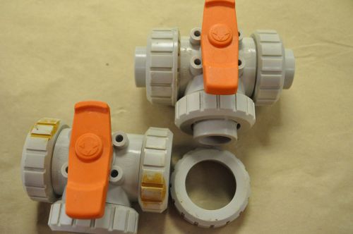 2 fip3-way ball valve 3/4  dn20  vtim25 fpm/nnt  pvc for sale