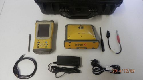 Topcon hiper xt gps gnss network gsm rover kit + fc-120 bluetooth controller for sale