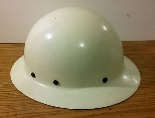 Vintage MSA Fiberglass Hard Hat  size Medium