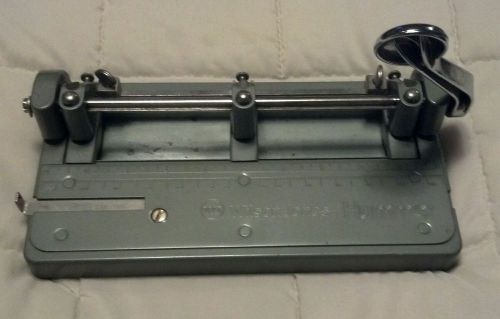 Vintage Wilson Jones Hummer No. 314 Adjustable 3 Hole Punch ~ MADE IN USA Sweet!