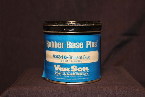 1 lb - van son - commercial offest printing ink - vs316 - brilliant blue for sale