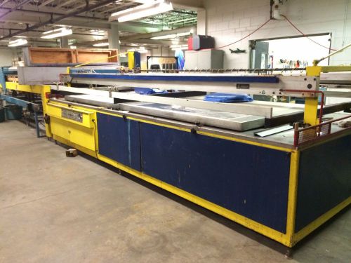 American Screen Printing Viking Four Post Long Stroke Screen Printer 62x144