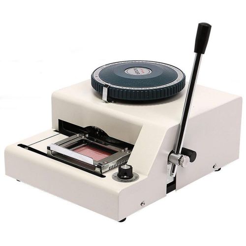 70 embossing machine heavy duty steel vip club card adjustable   kerning popular for sale