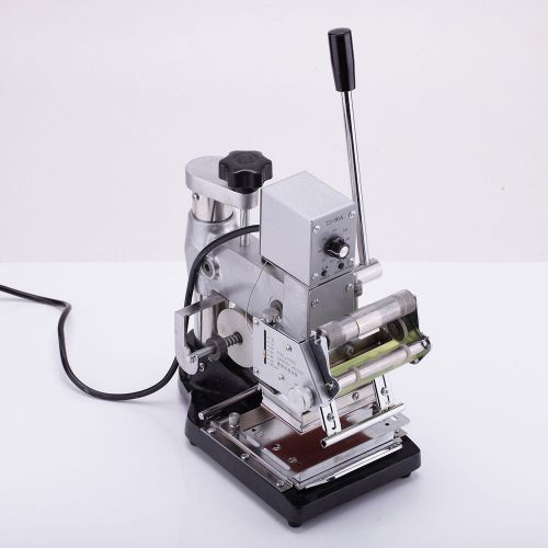 Hot foil stamping machine tipper bronzing pvc id credit card w/ free foil paper for sale