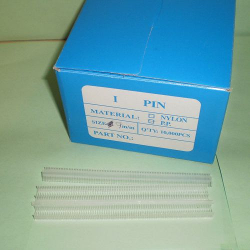 10000 CLEAR 1/4&#034;  EXTRA FINE CLOTHING GARMENT TAGGING GUN BARBS (FINE TYPE)