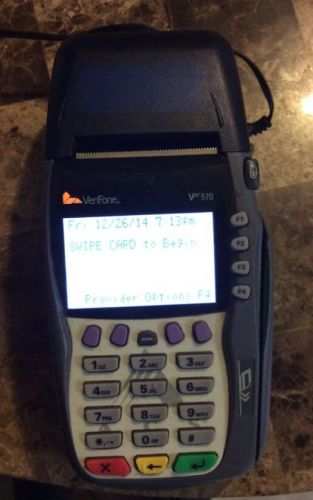 Verifone Vx570 Omni 5700 Credit Card Terminal  AS IS