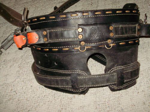 Buckingham leather climbing belt for sale