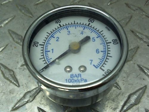 Pressure Guage 2&#034;  Bar 100XkPa PSI