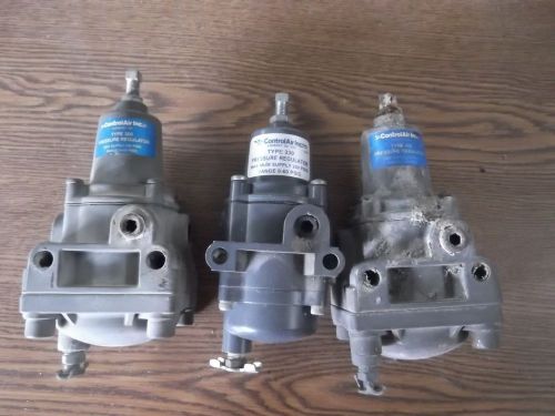 (Quantity 3) Control Air Inc Regulators Type 300, 330, and 400