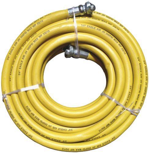 JGB Eagle Yellow Jackhammer Rubber Air Hose  3/4&#034; Universal (Chicago) Couplings