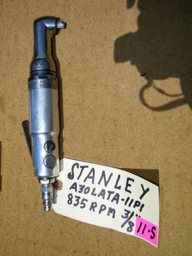 STANLEY -RT ANGLE PNEUMATIC NUTRUNNER- 835  RPM 3/8&#034;, USED A30LATA-11P1