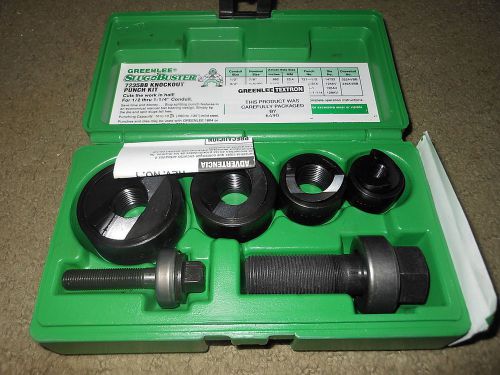 greenlee slug buster knockout punch set 7235bb