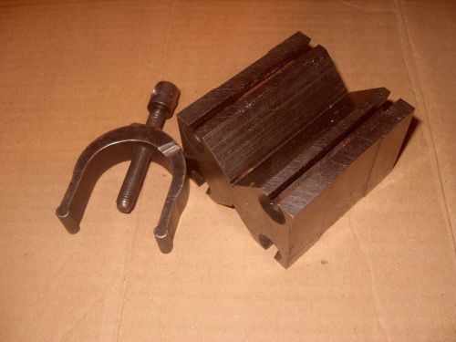 Vee Block - 2 3/4&#034; Length, 2 1/2&#034; Width, 1 3/4&#034; Height - As Photo