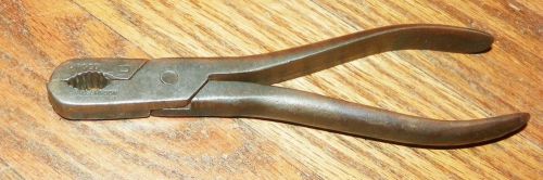 Vintage WM JOHNSON NEWARK, NJ, USA Gas Burner Pliers-6&#034;