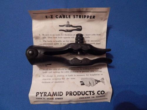 EZ CABLE STRIPPER ( VINTAGE IN ORIGINAL BOX) (NEW)