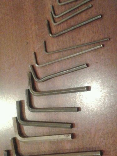 MACHINIST ALLEN WRENCH SET (14) SMALL