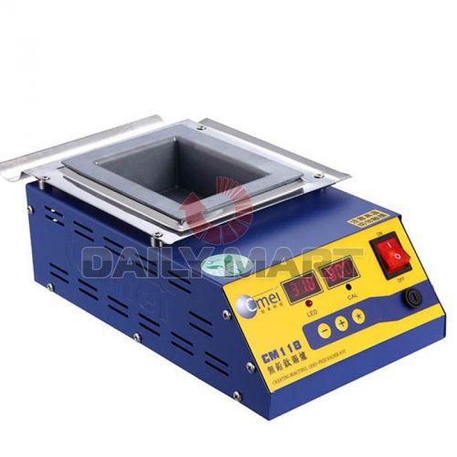 Cm118 square titanium alloy lead-free solder soldering pot bath 600w 110v for sale